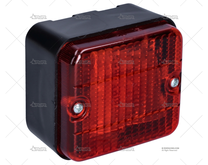 LUZ POSICION STD ROJA 80x70x55mm