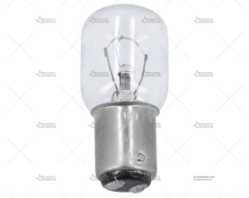 BOMBILLA BA15D  12V 25W 45x68 CRISTAL CL