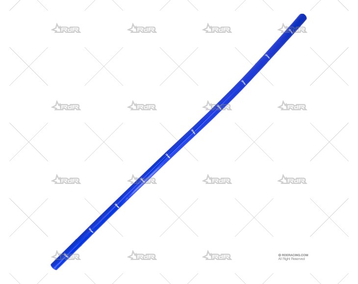 TUBO SILICONA RECTO 16mm 1m AZUL XTREM