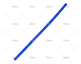 TUBO SILICONA RECTO 25mm 1m AZUL XTREM