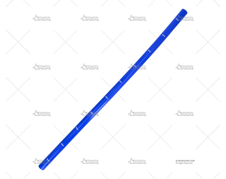 TUBO SILICONA RECTO 25mm 1m AZUL XTREM