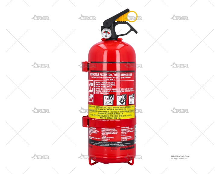 EXTINTOR ABC 2KG C/MANOMETRO FIA