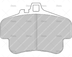 FERODO D2500 TRAS. PORSCHE 996 FERODO