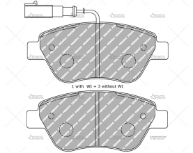 FERODO DS PERF. ABARTH 500 DEL. FERODO