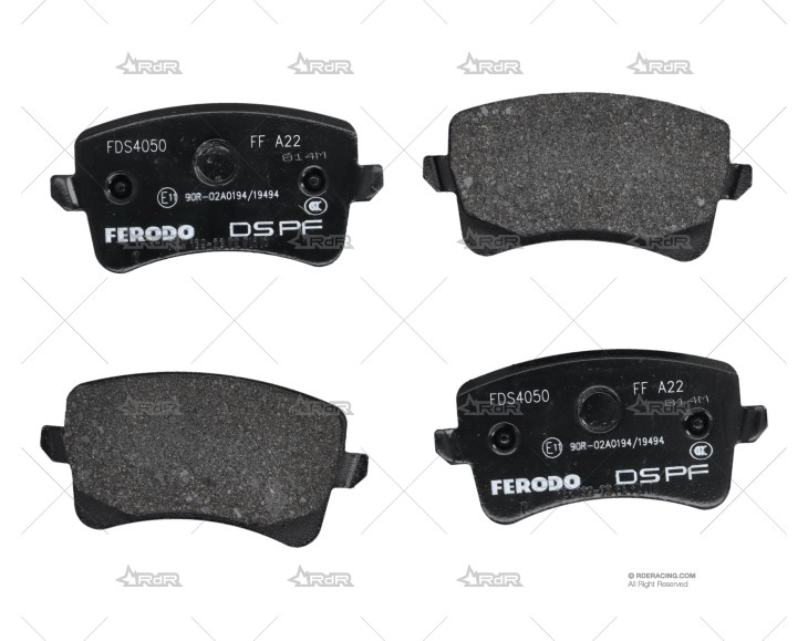 PASTILLAS DS PERF. AUDI A4 TRAS. FERODO