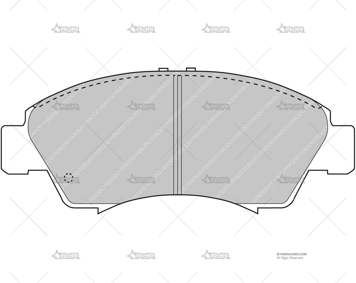 FERODO DS PERF. DEL. HONDA CIVIC/CRX FERODO