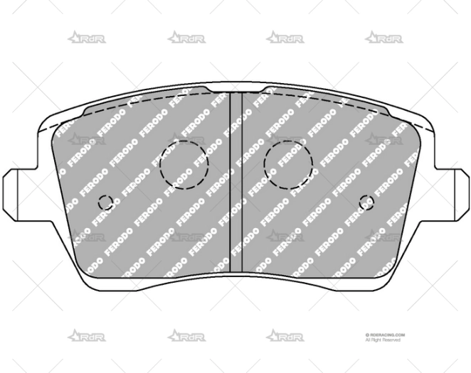 FERODO DS PERF. NISSAN MICRA/ CLIO MK3 FERODO
