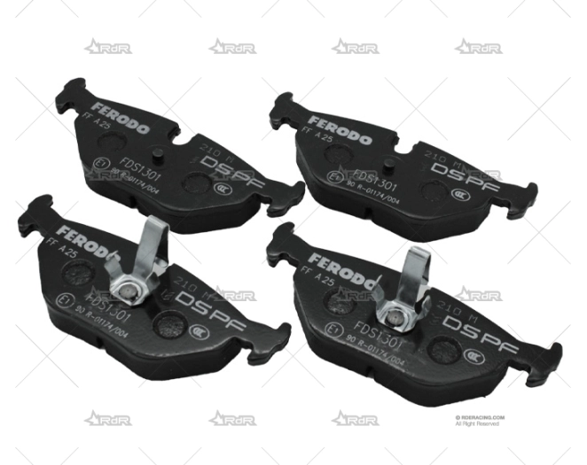 PASTILLAS DS PERF. PORSCHE TRAS. FERODO