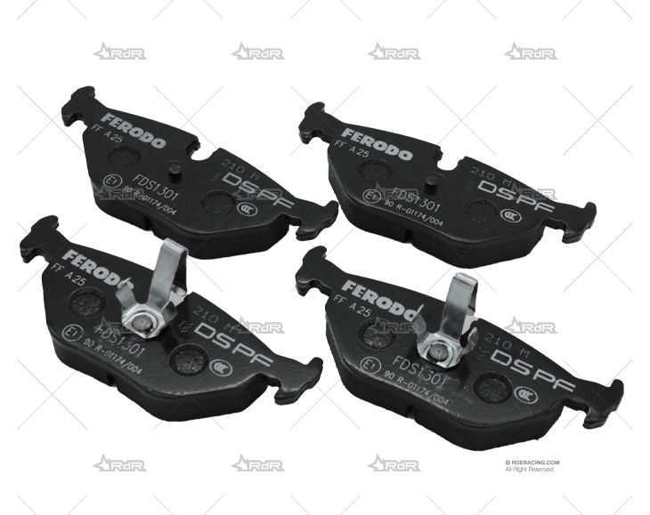 PASTILLAS DS PERF. PORSCHE TRAS. FERODO