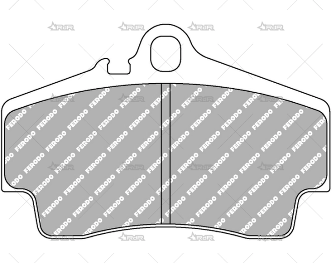 FERODO DS PERF. PORSCHE TRAS. FERODO