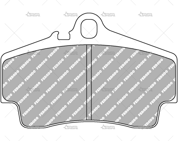 FERODO DS PERF. PORSCHE TRAS. FERODO
