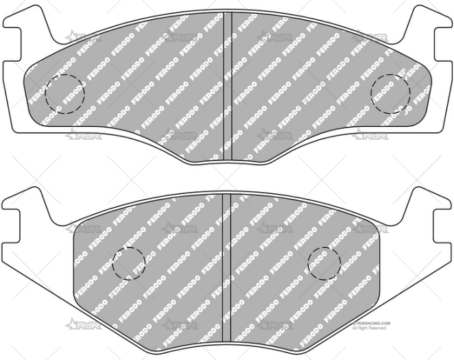 FERODO DS PERF. SEAT IBIZA / VW GOLF MK1 FERODO