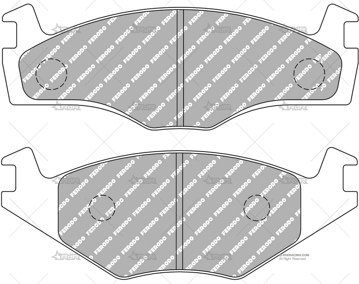 FERODO DS PERF. SEAT IBIZA / VW GOLF MK1 FERODO