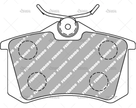 FERODO DS PERF. TRAS. SEAT LEON 2 FERODO