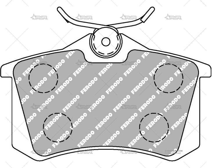 FERODO DS PERF. TRAS. SEAT LEON 2 FERODO
