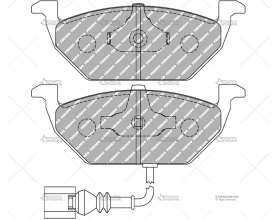 FERODO DS PERF. VW GOLF MK5 DEL. FERODO