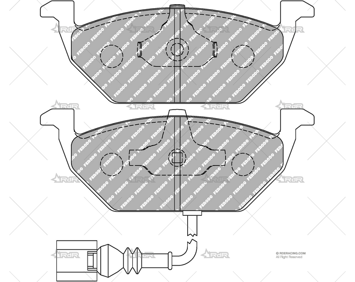 FERODO DS PERF. VW GOLF MK5 DEL. FERODO